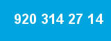 920 314 27 14 920 314 27 14
